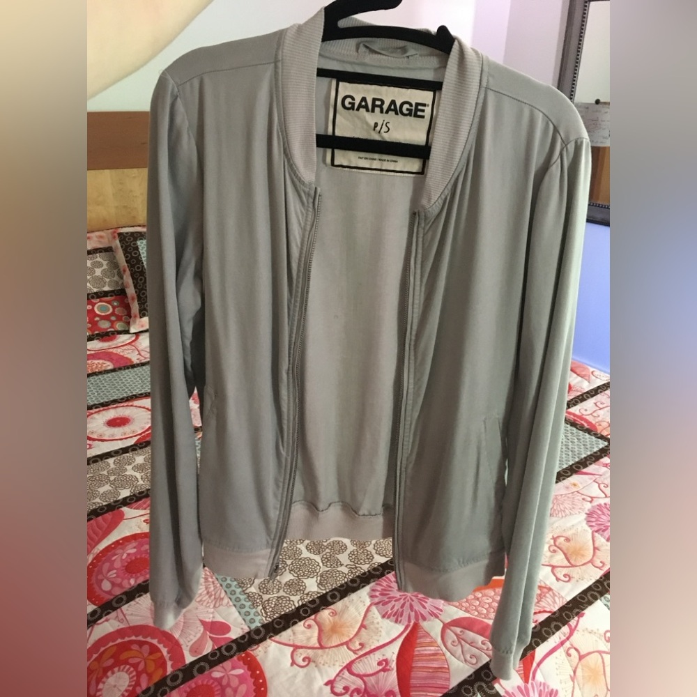 Garage Women's Light Gray Bomber Jacket